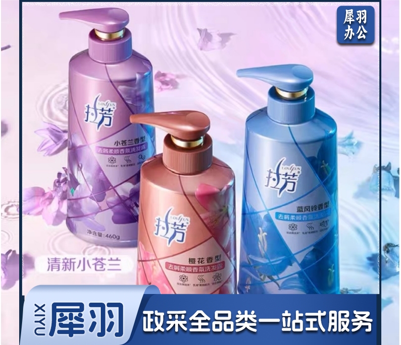 拉芳（lovefun）家庭优惠洗护套装去屑止痒洗发水花香润肤沐浴露（1L活性营养护发素+800g去屑柔顺香氛洗发露）
