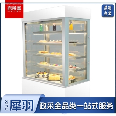 喜莱盛 1.8米高 蛋糕展示柜商用冷藏玻璃落地蛋糕柜 水果寿司保鲜熟食柜后开门
