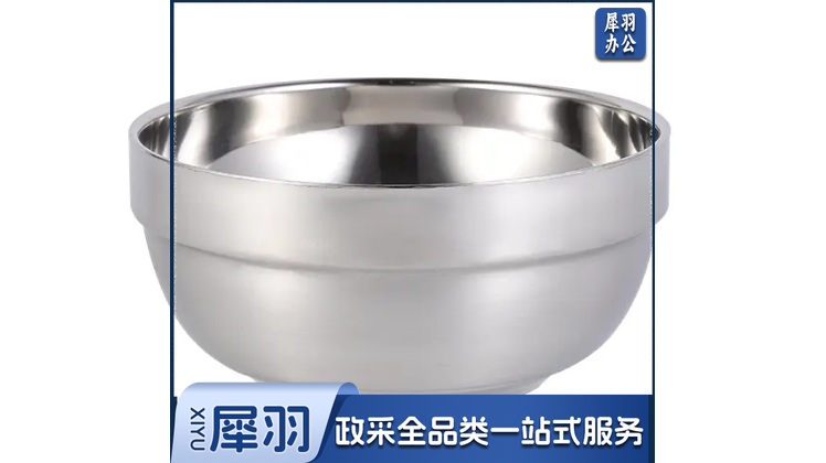 304食品级双层铂金碗(13x6.4cm)