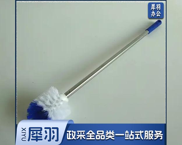 坐便器清洁刷-不锈钢长柄洗厕所刷子 马桶刷-颜色随机