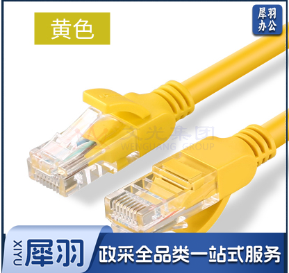 UGREEN绿联NW103超五类百兆网线黄色1米