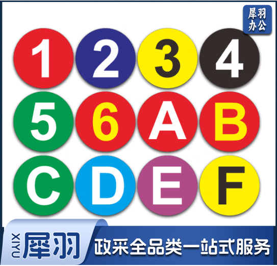 数字号码牌 1-200单面