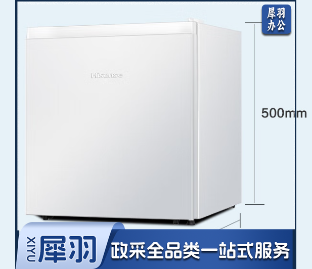 海信（Hisense）小冰箱一级能效冰箱小型单开门45升BC-45S/A