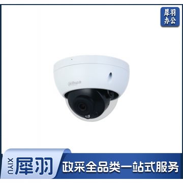 大华 400万星光红外定焦半球网络摄像机POE供电 DH-IPC-HDBW3433R-SA 焦距3.6mm