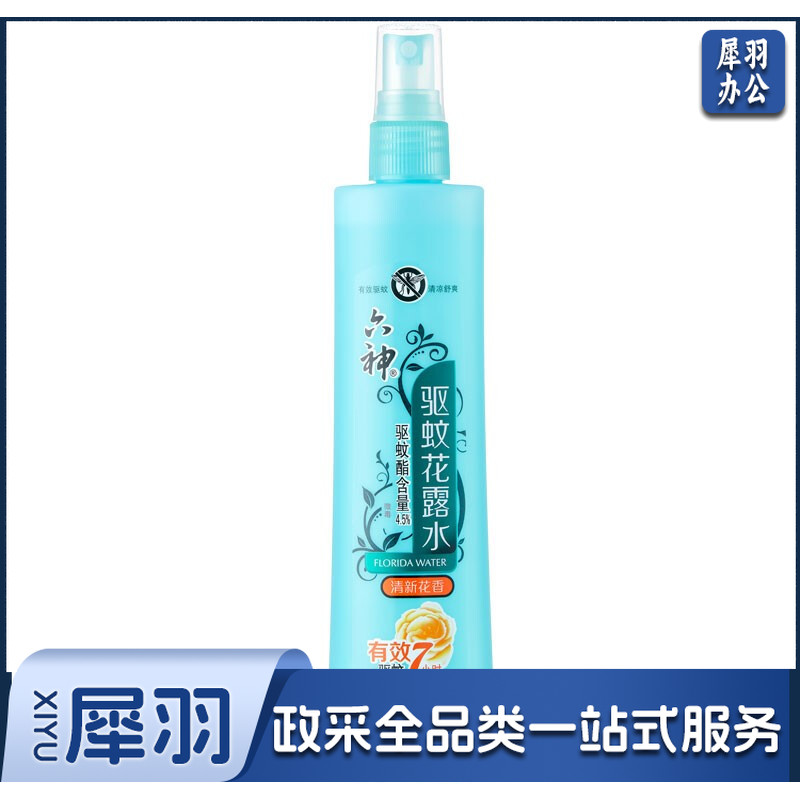 六神 154 180ml 喷雾驱蚊花露水（单位：瓶）