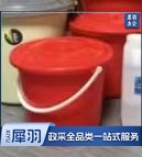 塑料桶 提把小桶提水桶 5升 红色 单位：个