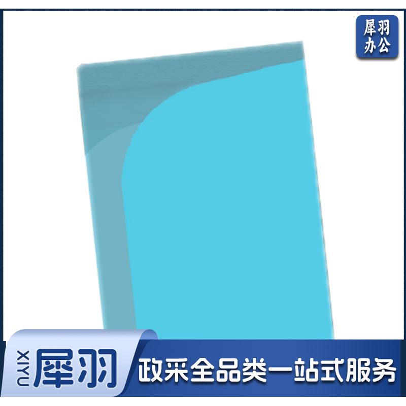 富得快（FUDEK）HY3152 透明双插袋文件夹 A4 1只装