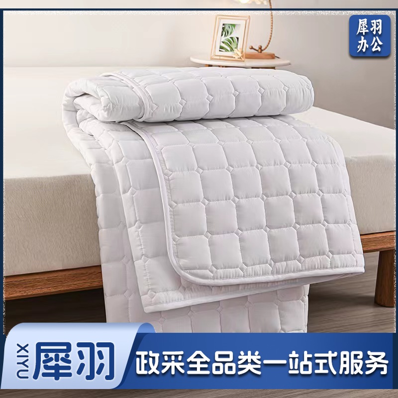 酒店专用白色褥子 1.2米床褥子 1.2米*2m