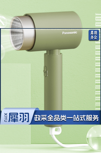 松下（Panasonic）电吹风机大功率高速大风力速干便携送学生宿舍用负离子护发不伤发电吹风筒EH-WNE5H礼盒款绿