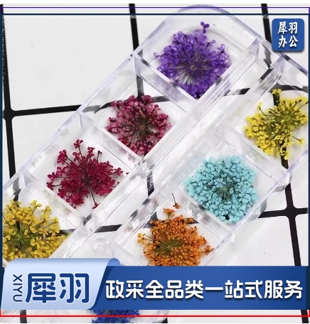 钻石滴胶12色干花包