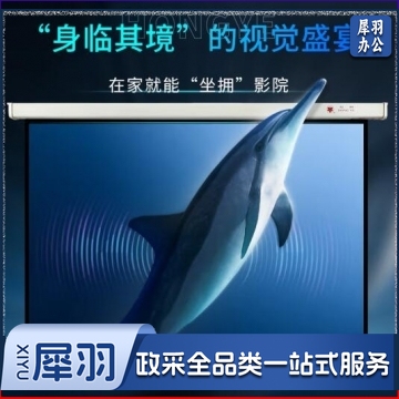 红叶电动幕布120寸电动幕布4:3尺寸 IT.1861