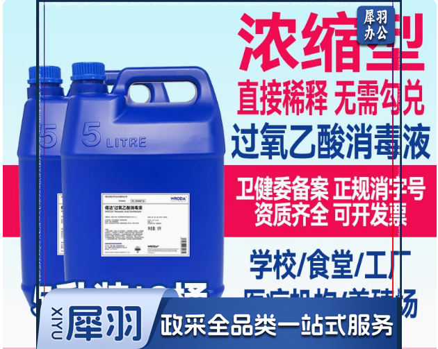过氧乙酸消毒液5L*2