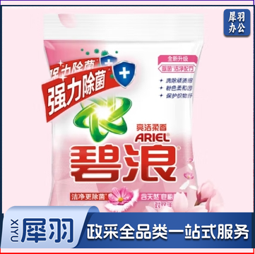 碧浪洗衣粉专业去渍无磷洗衣粉香味持久除菌手洗机洗实惠小袋装 亮洁柔香275g