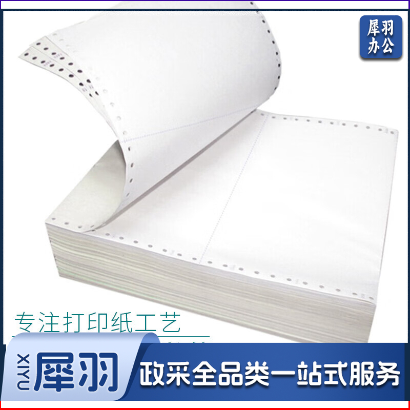 天章/TANGO 241-3S 天章三联整张 电脑打印纸 全白1000页/（单位：箱)