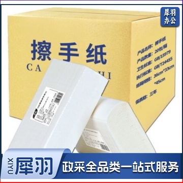 擦手纸 卫生间 抹手纸巾 吸水 20包/箱 QJ.444