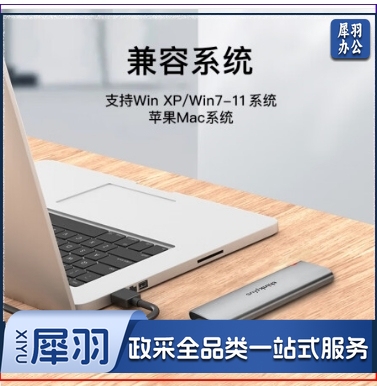 ThinkPlus联想移动固态硬盘1TB560MB/s高速电脑PSSD手机直连type-C办公硬盘TSD302系列