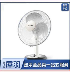 艾美特（Airmate） 16寸台扇家用电风扇台式摇头静音定时省电节能办公室转页扇FD4009T2-A 浅灰色