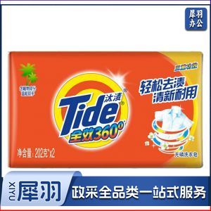 汰渍 全效360度无磷洗衣皂 202g*2块 柠檬清香