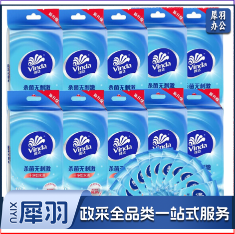 维达  VW1009湿巾 10片装*10包