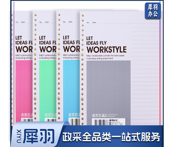 晨光APY9G457活页本/内芯 B5 笔记本内芯 记事本内芯
