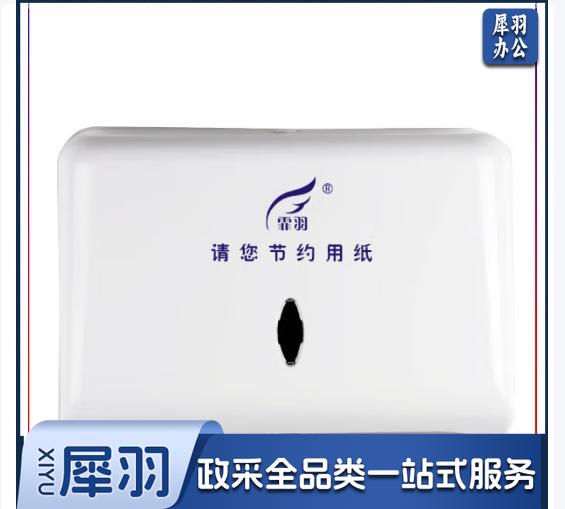 霏羽擦手纸分配器一只装免打孔卫生间厕所纸巾盒酒店商场壁挂式 604