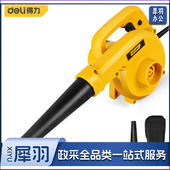 得力（deli）600W可调速鼓风机工业级吹尘机电脑汽车清灰沙发吸尘机吹吸两用短视频摆拍吹风道具 DL661600