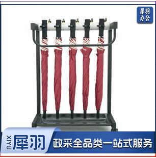 雨伞架 便民挂伞架 加固5头+5把23寸直柄伞