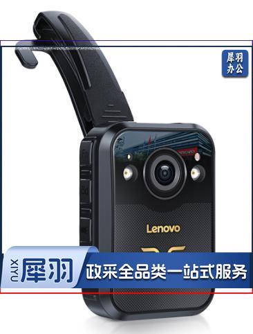 联想(Lenovo)DSJ-2W执法记录仪高清 微型轻薄随身摄像64G 大容量可扩展专业便携4800万像素黑色