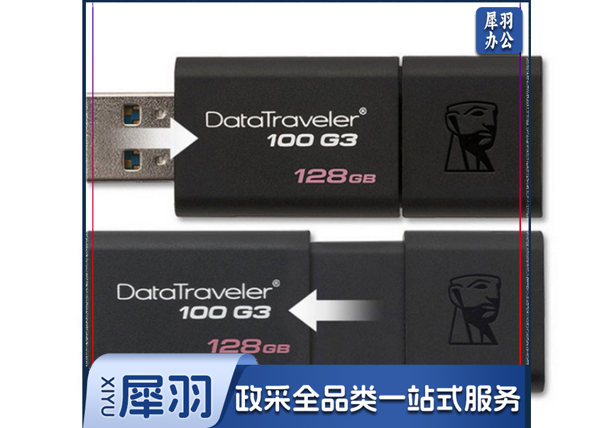 金士顿（Kingston）DT 100G3 128GB USB 3.0 U盘