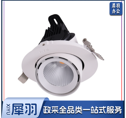 雷士(NVC)LED嵌入式翻转射灯筒灯NLED 622D 20W-开孔120MM-白光