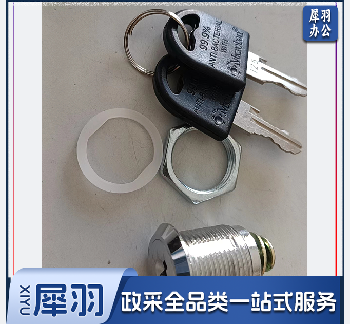 更衣厨锁芯 文件柜锁铁皮更衣柜子锁芯 长度20mm更衣厨锁芯