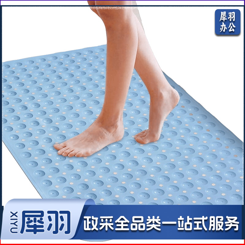  地垫 含印字 浴室防滑垫 卫生间防滑防潮地垫 厨房防油防滑垫子 卧室家用脚垫 厕所pvc带吸盘卫浴缸防滑地垫35*65cm