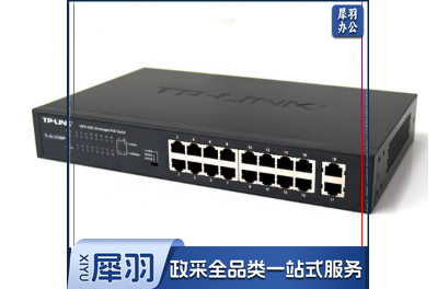普联(TP-LINK )16口交换机48V输出vlan隔离SL1218MP