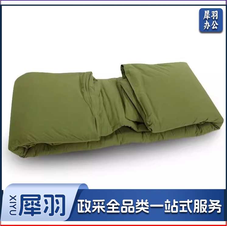 军绿色纯棉热熔棉被加厚宿舍棉花被子草绿劳保棉被被子