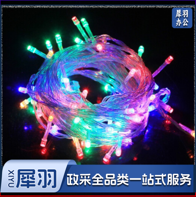 圣诞节装饰LED彩灯闪灯串灯满天星网红房间过年新年灯户外防水灯串小彩灯星星灯10米10 10米100灯-彩灯插电款