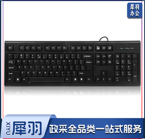 双飞燕（SFYTQ）A4tech 有线键盘 KR-85 USB （黑色）