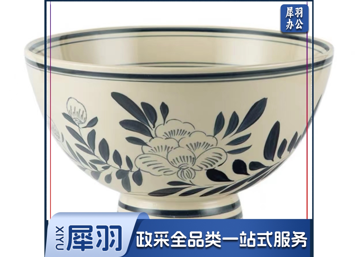 兰花密胺大碗  规格：21.5厘米*11厘米    单位：个