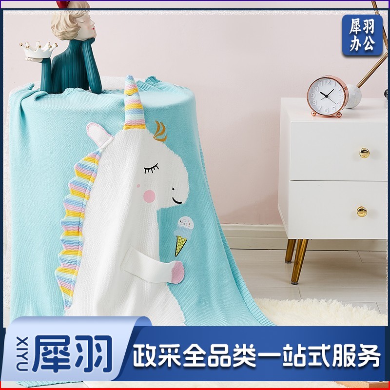 洁丽雅针织毯-可爱巴伦JLYMT006