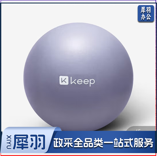 Keep 65cm瑜伽球专业防爆防滑加厚强弹抗压孕妇可用弹力瑞士球 木槿紫