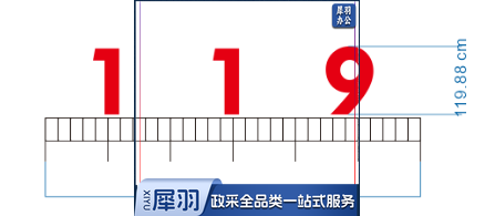 铁皮字喷塑119牌子660*119.88