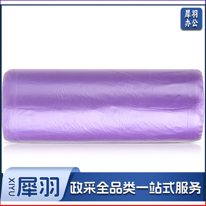 得力八角底垃圾袋 45*55CM(30个/卷)9583