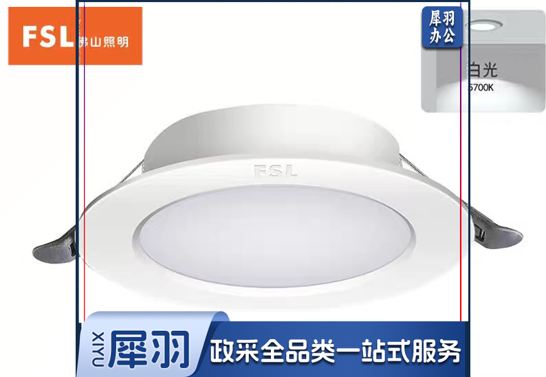 佛山筒灯5寸3000K FL5047