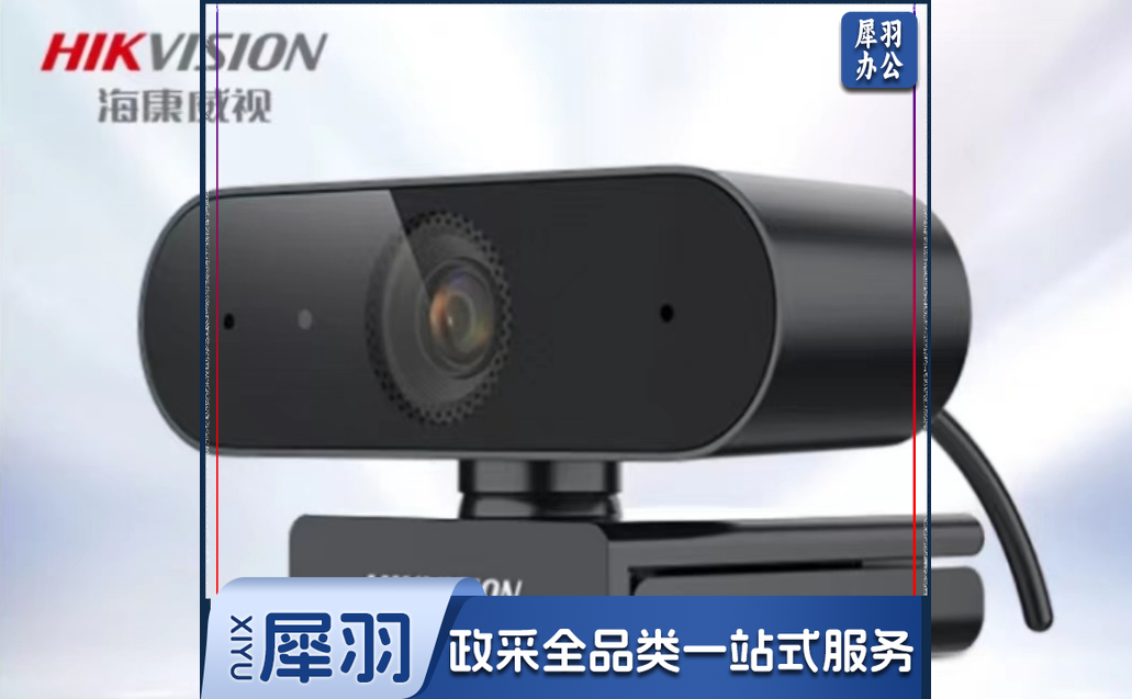海康威视E12a 200万高清 自动聚焦 USB视频会议电脑摄像头