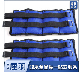 沙袋绑腿男女跑步绑手负重瑜伽健身运动舞蹈训练儿童学生跑步沙袋2kg (两只装)每只1kg