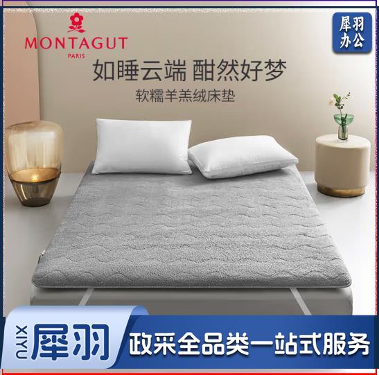 床垫羊羔绒床垫 冬季法兰绒床垫
