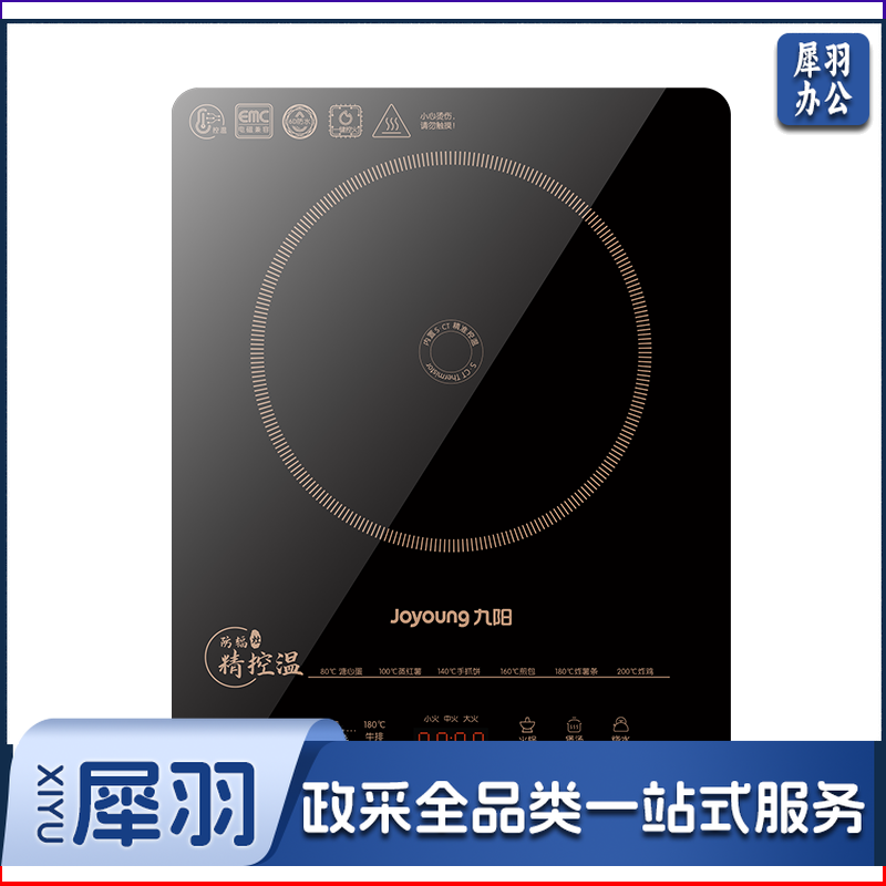 九阳（Joyoung）电磁炉电陶炉2200W大功率家用触控按键耐用面板十档火力纤薄定时功能电磁灶火锅炉C22S-F51