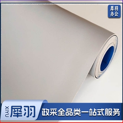 地板革 浅灰色1.2mm 加厚耐磨pvc地板革地垫