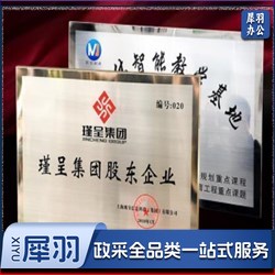 500*350mm 铜牌（内容可定做）