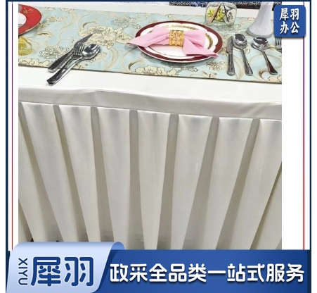 单面贡缎布桌布 每平米