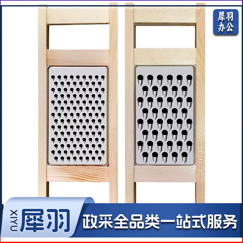 圆孔擦包子饺子馅擦丝切菜器老式菜擦子不锈钢实木擦菜器中式家用